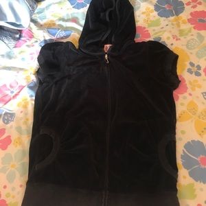 Juicy Couture short sleeve zip up